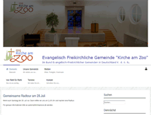 Tablet Screenshot of kircheamzoo.de